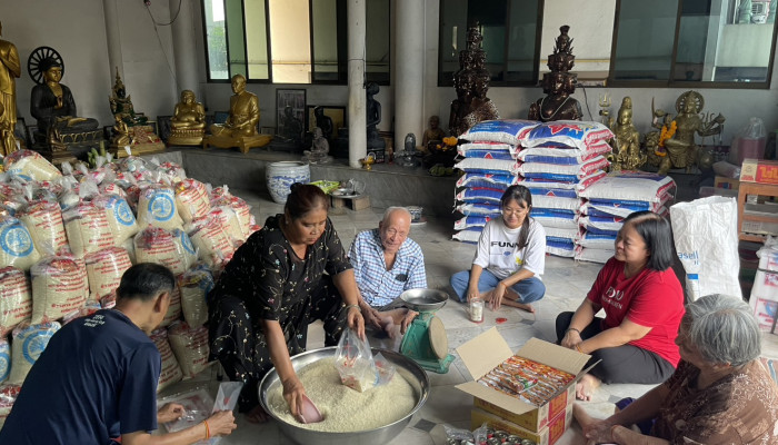 วันที่  5 เมษายน 2568 แม่เทพ(คุณแม่วิภาดา ไทรสังวาล) ตวงข้าง สำหรับแจกในวันที่ 29 เมษายน 2568